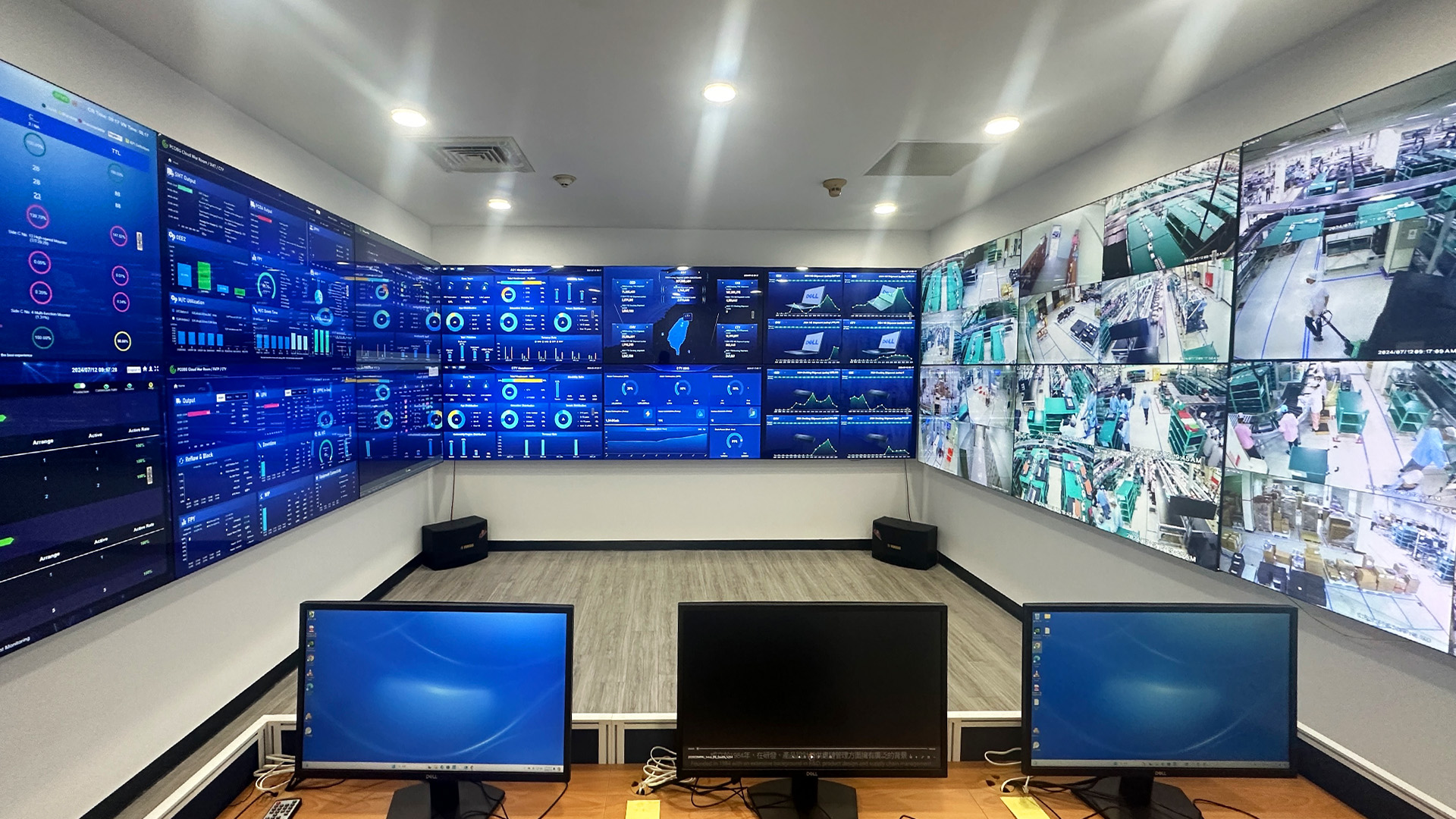 仁寶電腦-拼接電視牆